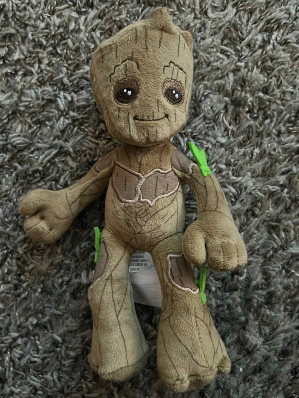 Marvel Plush Dog Toy - Brown with Green Accents